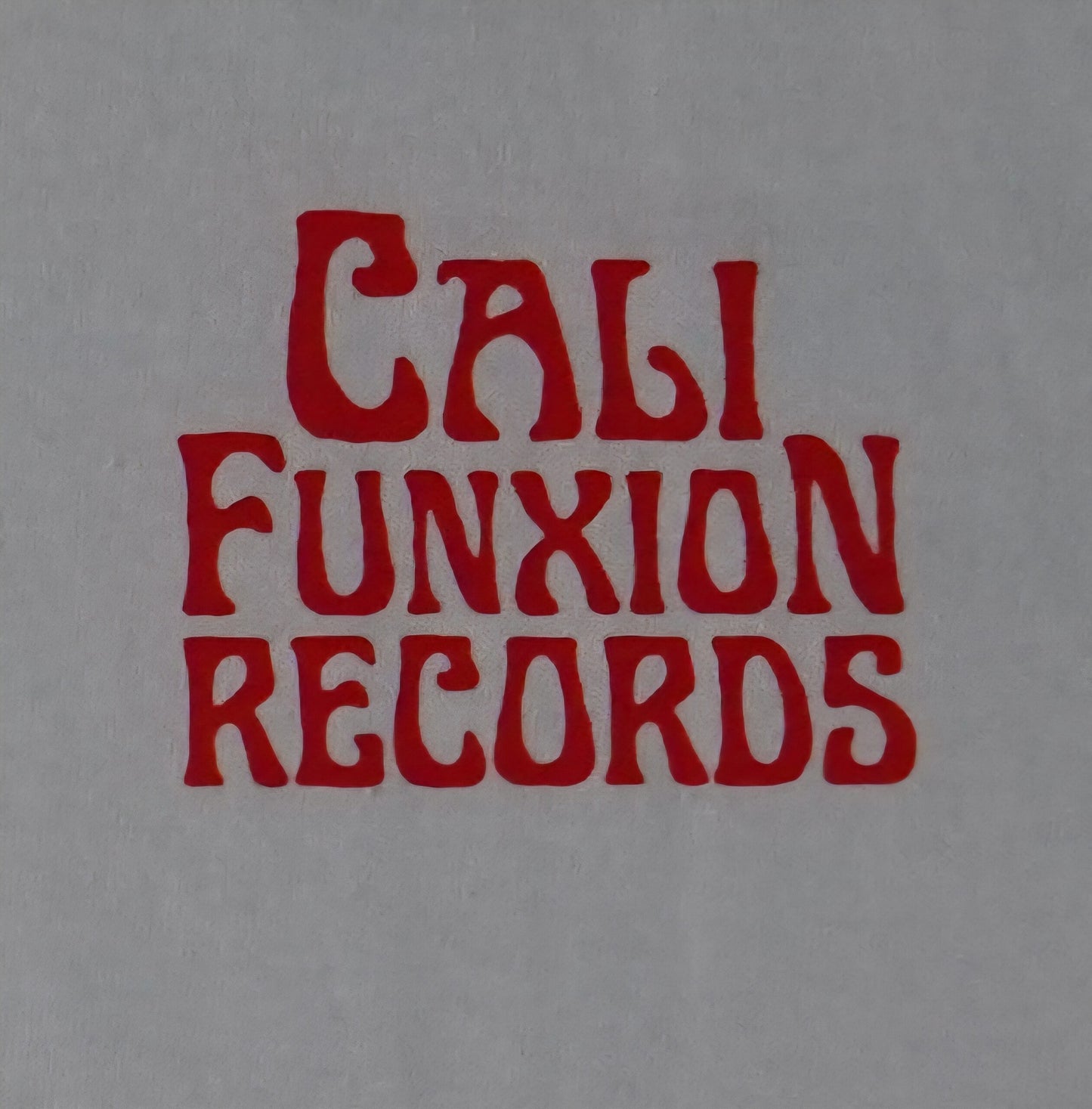 Cali Funxion Stack Logo Tee White and Red image 1