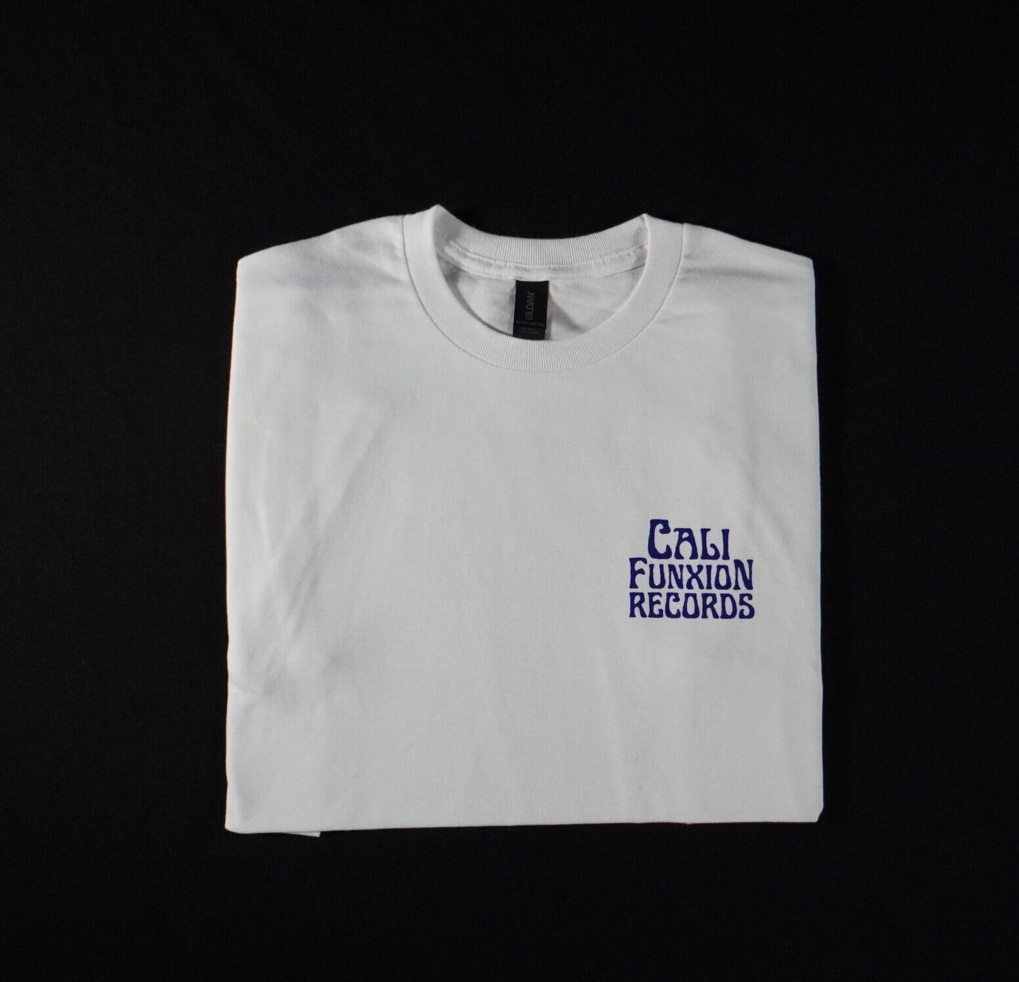 Cali Funxion Records Stack Logo White and Blue image 0