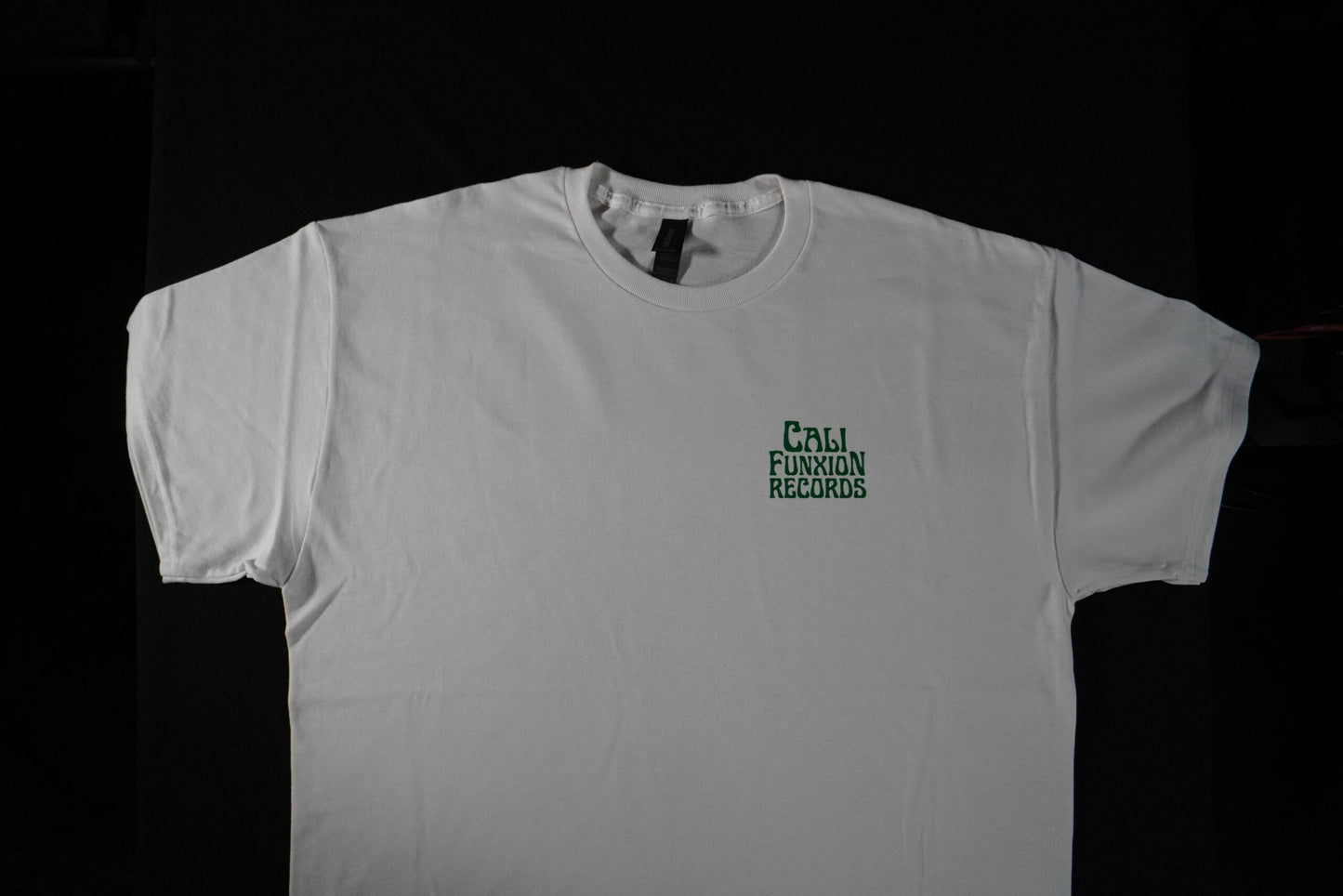 Cali Funxion Records Stack Logo White and Green image 2