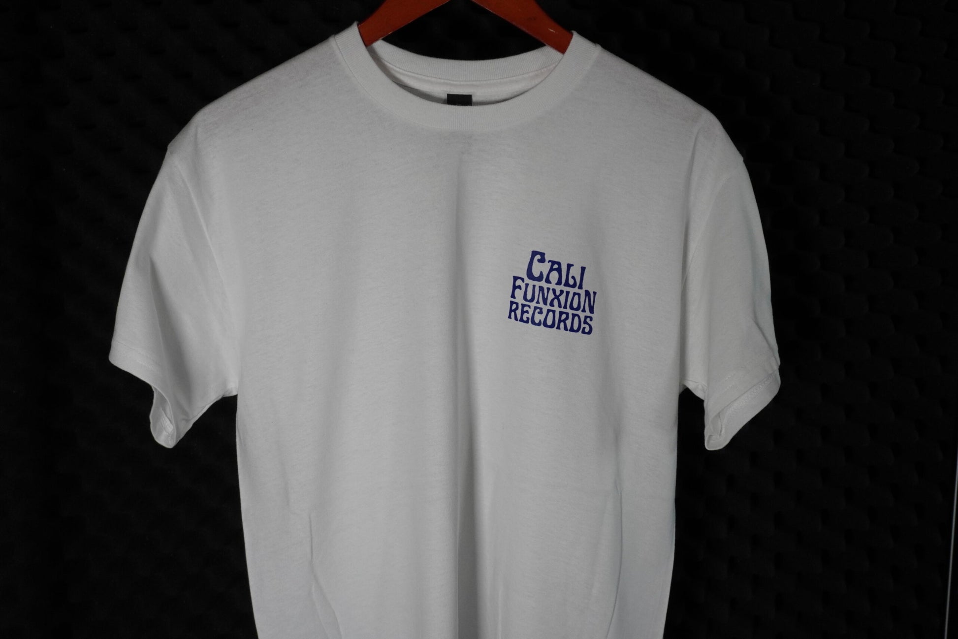 Cali Funxion Records Stack Logo White and Blue image 2