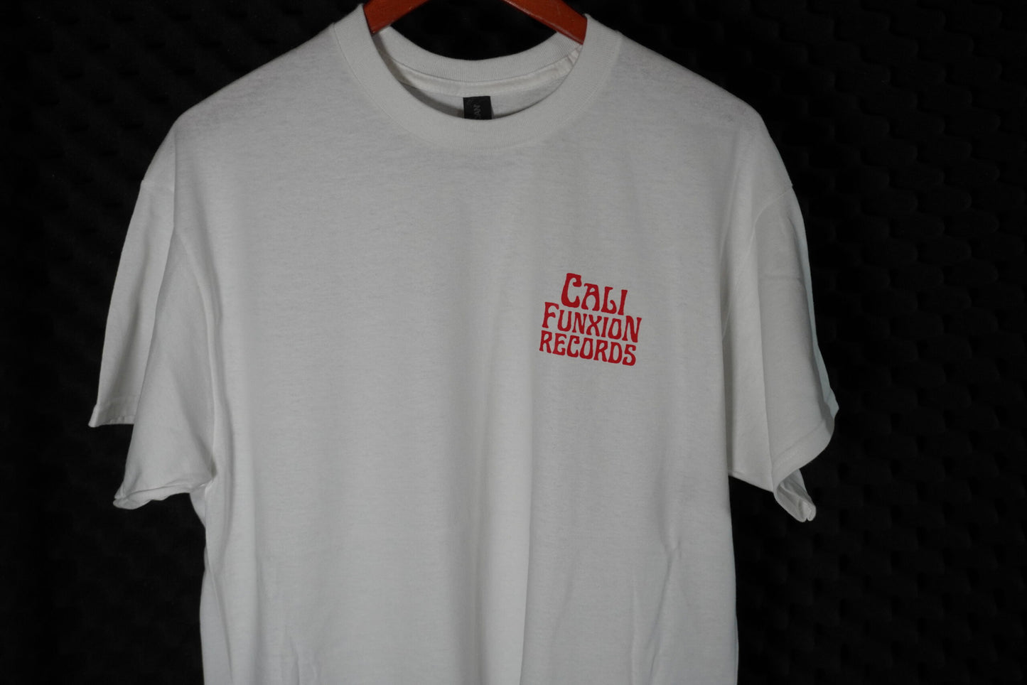 Cali Funxion Stack Logo Tee White and Red image 3