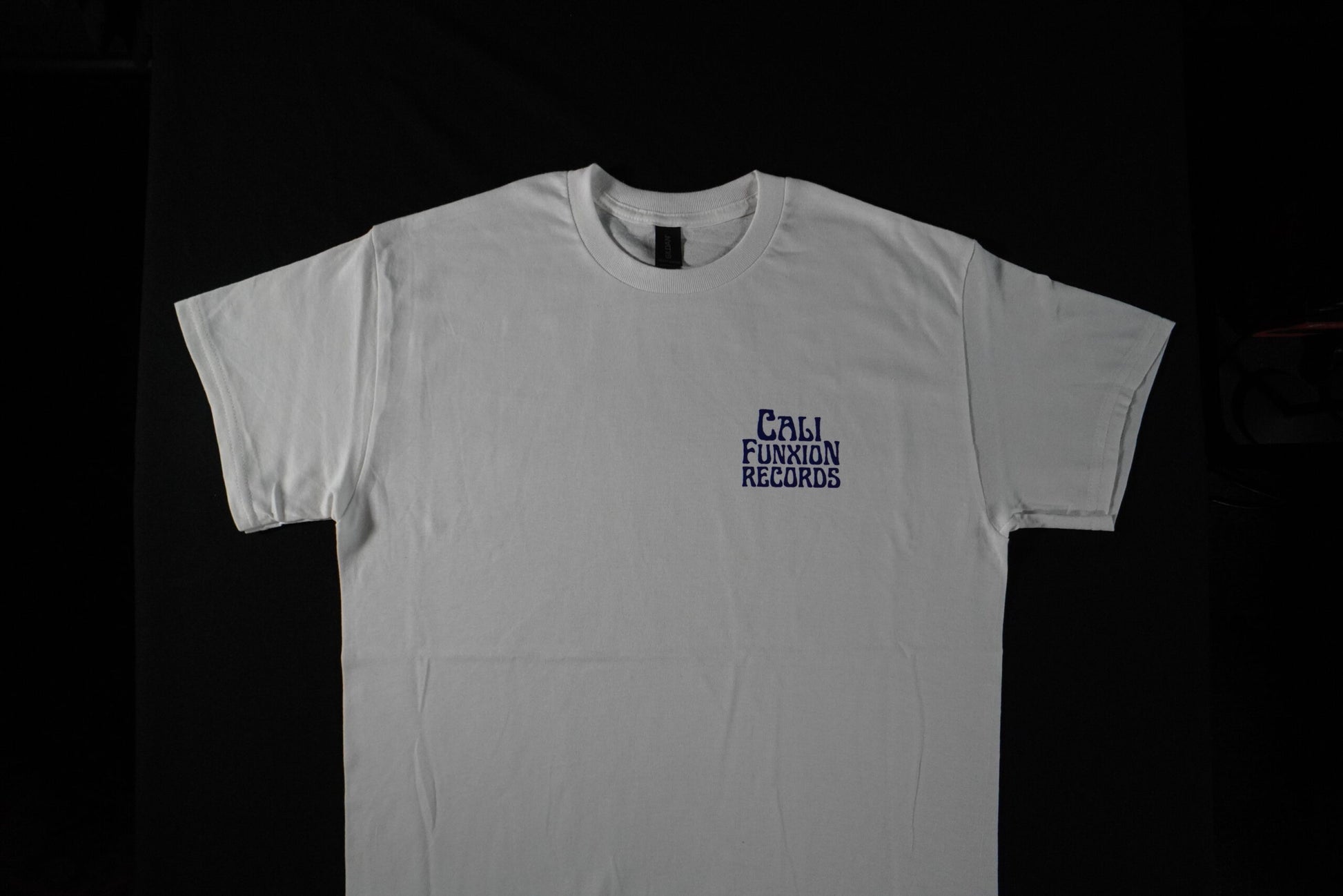 Cali Funxion Records Stack Logo White and Blue image 1