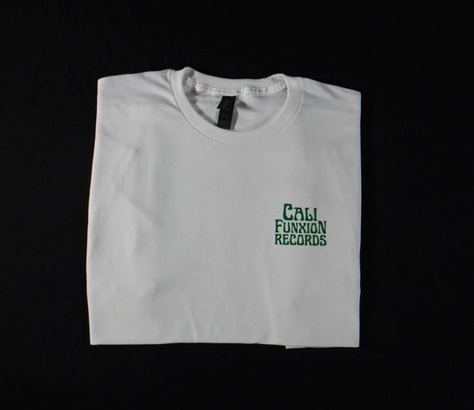 Cali Funxion Records Stack Logo White and Green image 0