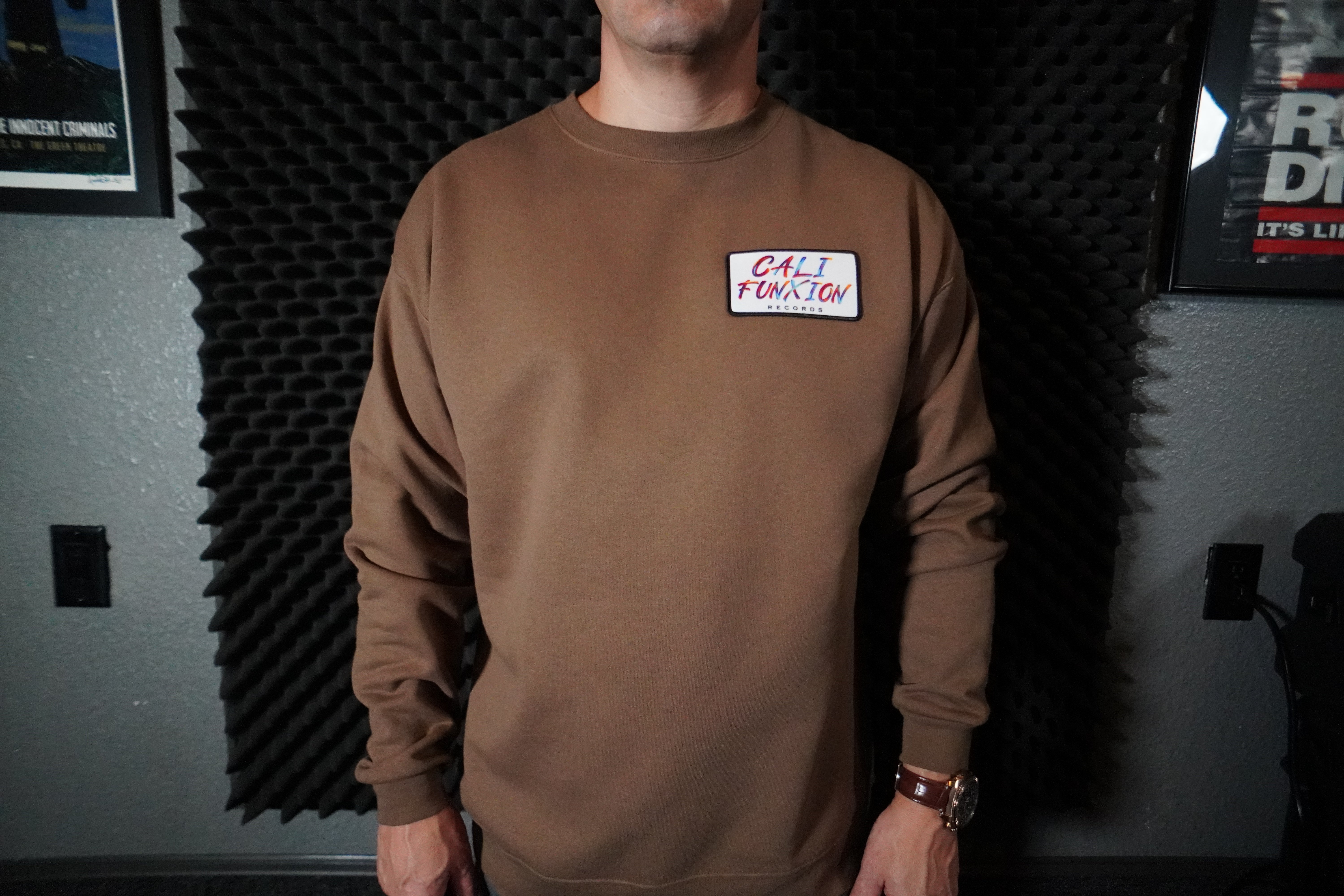 OG CFR Patch Crew Neck - Brown