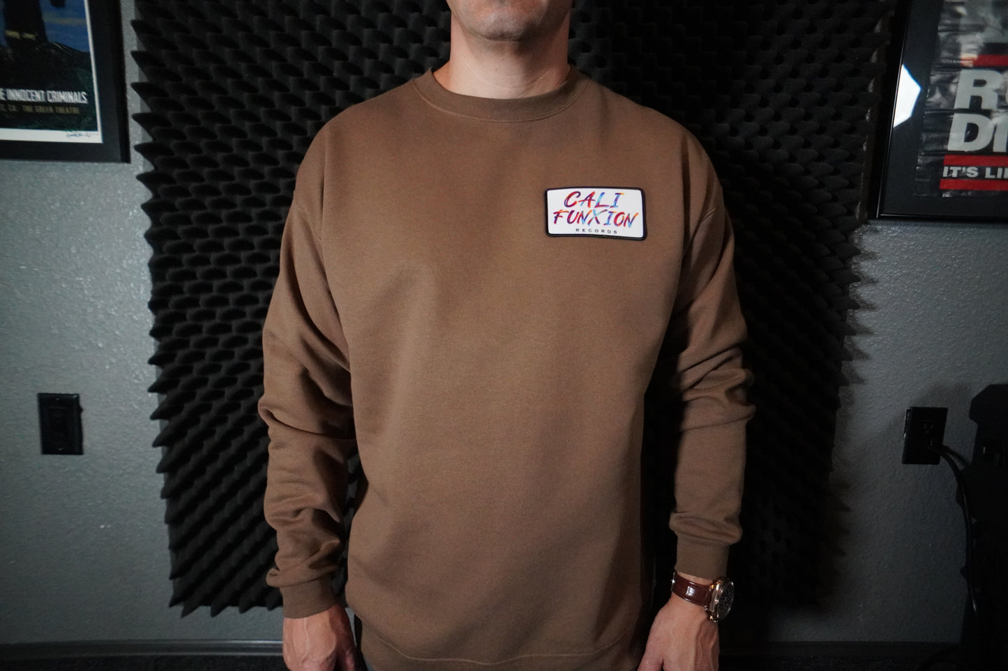 OG CFR Patch Crew Neck - Brown