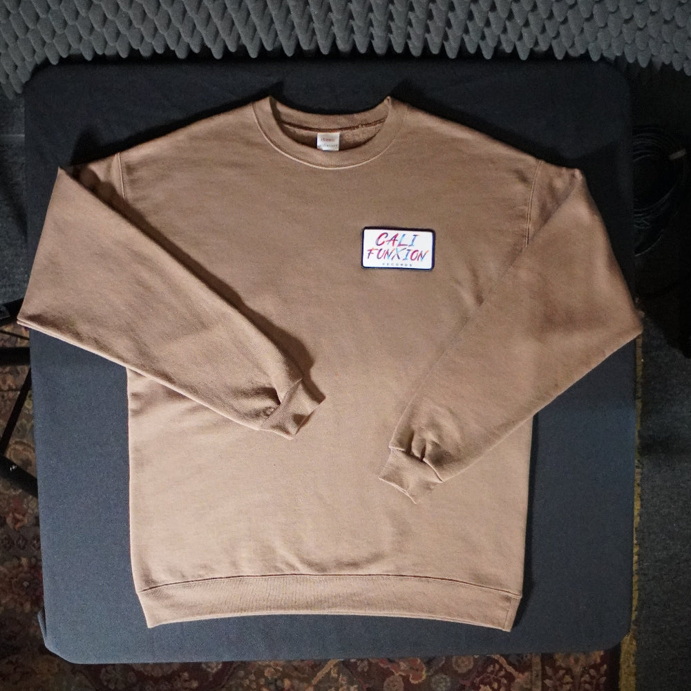 OG CFR Patch Crew Neck - Brown Front