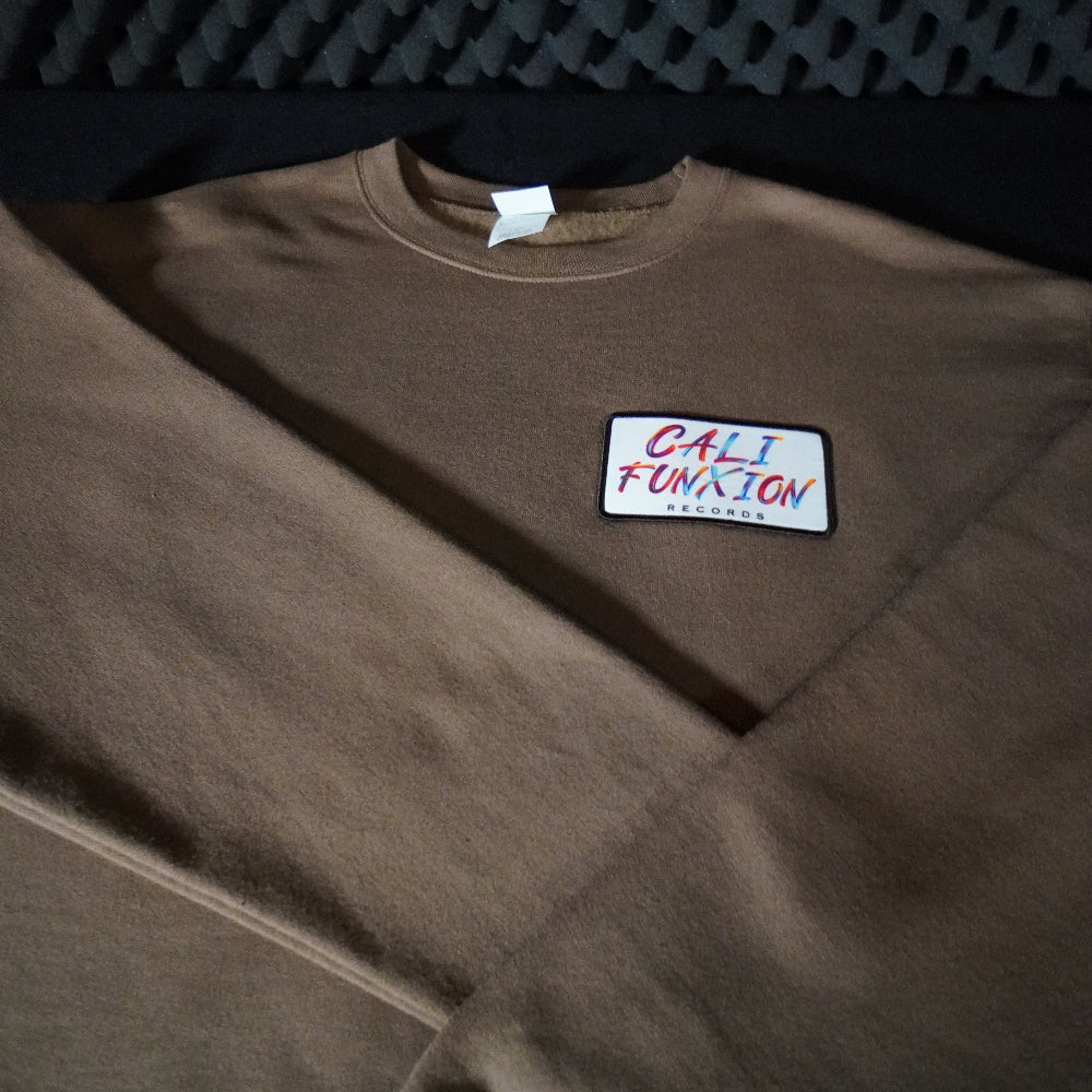 OG CFR Patch Crew Neck - Brown Patch Detail