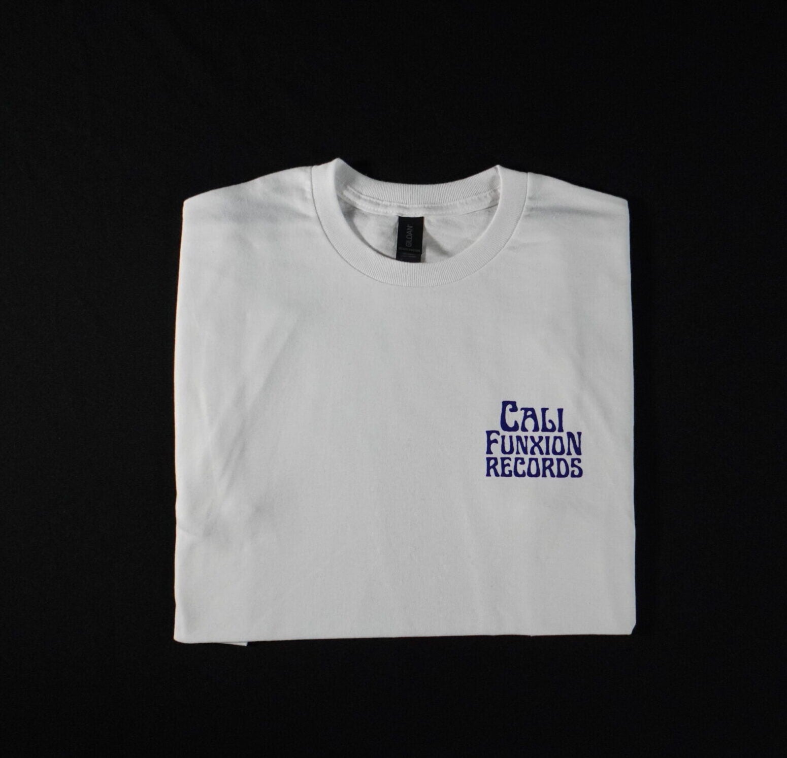 Cali Funxion Records Stack Logo White and Blue image 0