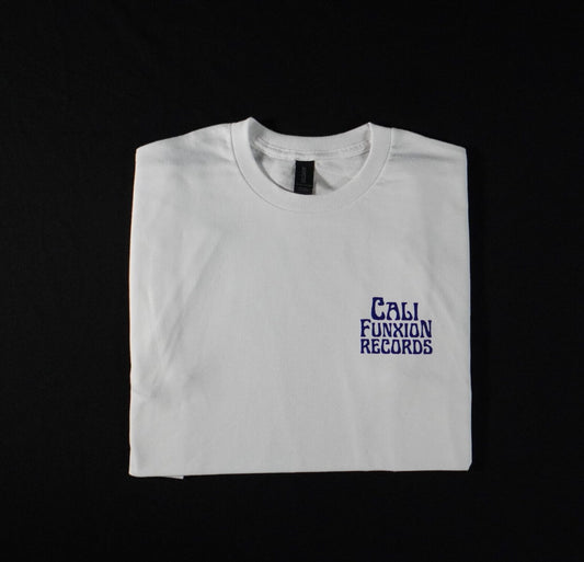 Cali Funxion Records Stack Logo White and Blue image 0