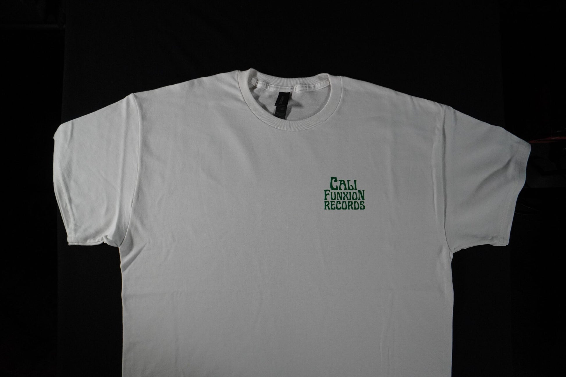 Cali Funxion Records Stack Logo White and Green image 2